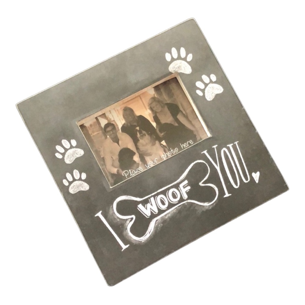 NEW 10 X 10 I Woof You Wood Frame by Primitives by Kathy